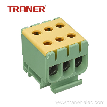 50mm2 3 Ways yellow/green Universal Terminal Block